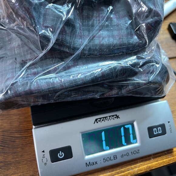 Kut From The Kloth Womens Skinny Plaid Pants Size 8S Black & Burgundy Polyester/ - Picture 13 of 14